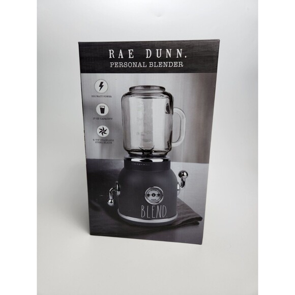 Rae Dunn Other - Rae Dunn Personal Blender 17 oz Glass Mason Jar 350 Watt Smoothie Kitchen Tools